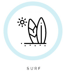 regalos relacionados con el surf
