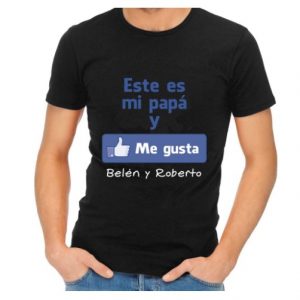 Camiseta para papá "Facebook"