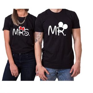 Pack de camisetas para parejas "Mrs and Mr"