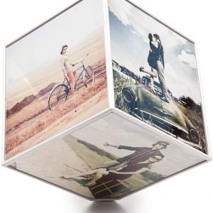 Cubo giratorio con fotos
